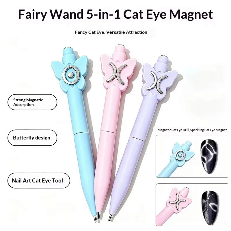 Fairy Stick 5 in 1 Nail Art cat Eye Magnet